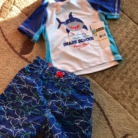 New! Boys Swim Set-Size 24 Months - Picture 1 of 6